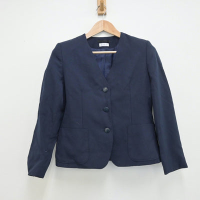 【中古】島根県 島根大学附属中学校 女子制服 4点（ブレザー・シャツ・ジャンパースカート）sf013653