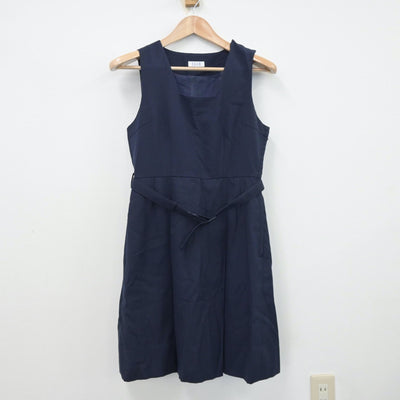 【中古】島根県 島根大学附属中学校 女子制服 4点（ブレザー・シャツ・ジャンパースカート）sf013653