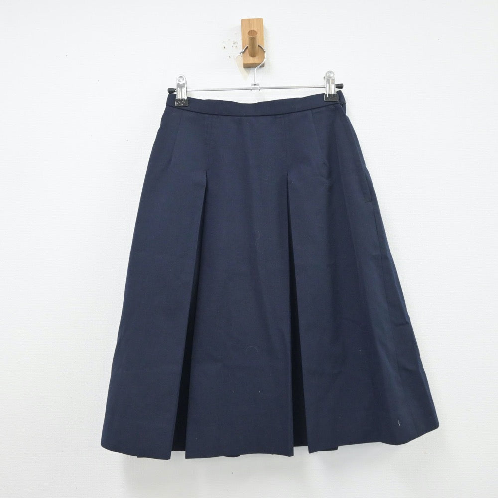 【中古】大阪府 赤坂台中学校 女子制服 2点（シャツ・スカート）sf013654