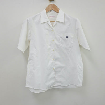 【中古】広島県 広島県立呉三津田高等学校 女子制服 2点（シャツ・スカート）sf013697