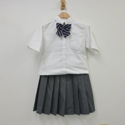 【中古】東京都 私立岩倉高等学校 女子制服 4点（シャツ・スカート）sf013730