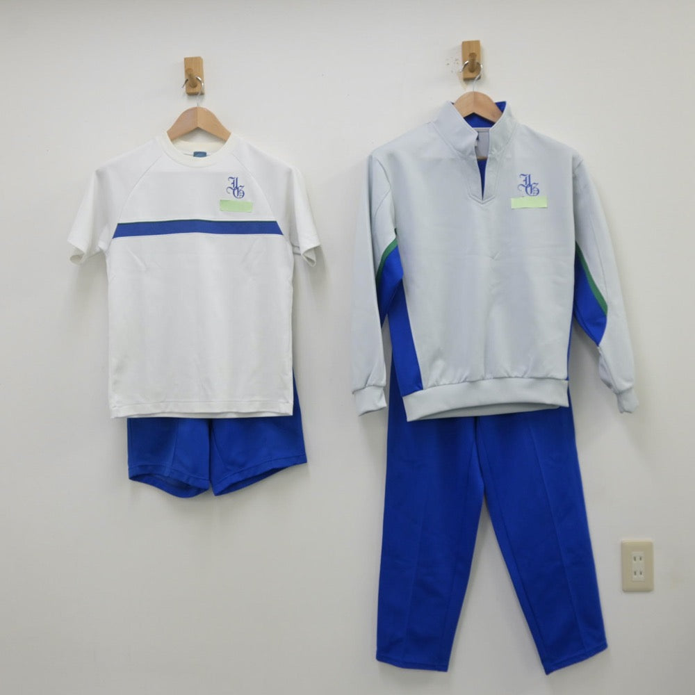 【中古】千葉県 市川中学校 女子制服 4点（ジャージ 上・体操服 上・ジャージ 下・体操服 下）sf013742