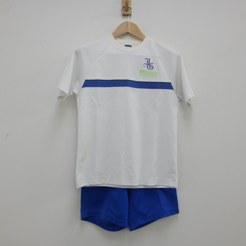 【中古】千葉県 市川中学校 女子制服 4点（ジャージ 上・体操服 上・ジャージ 下・体操服 下）sf013742