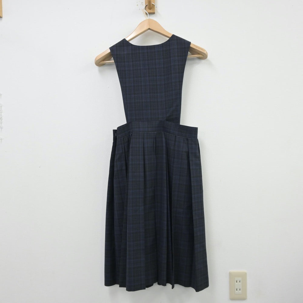 【中古】福岡県 福岡市立高宮中学校 女子制服 1点（ジャンパースカート）sf013745