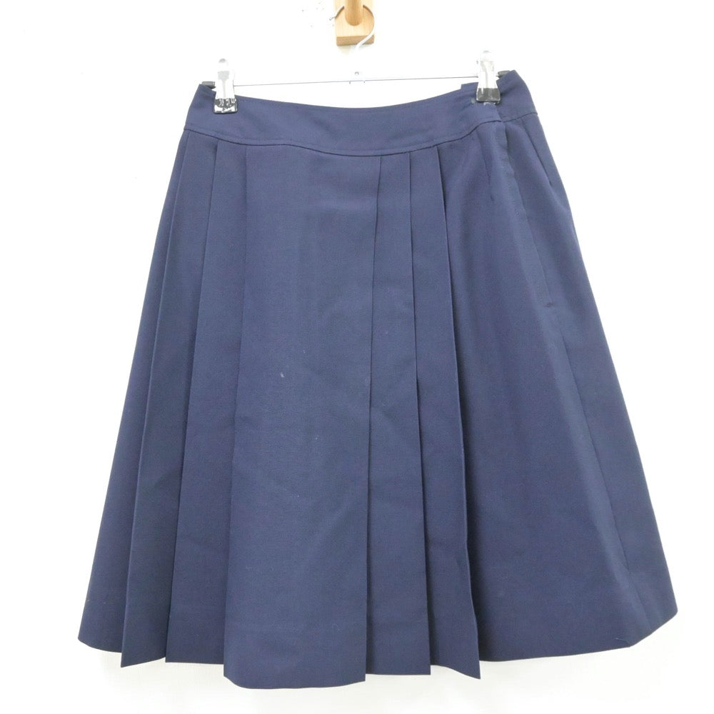 【中古】千葉県 市原中央高等学校 女子制服 2点（ベスト・スカート）sf013748