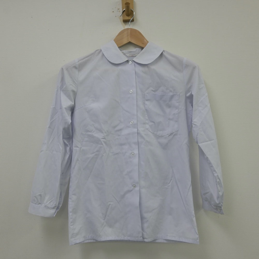 【中古】東京都 大田区立大森第二中学校 女子制服 2点（シャツ・ニット）sf013752