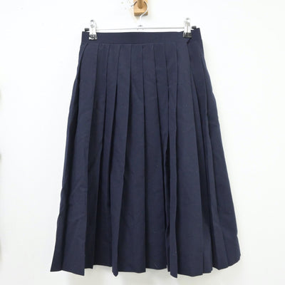 【中古】茨城県 牛久市立牛久第一中学校 女子制服 2点（ベスト・スカート）sf013754