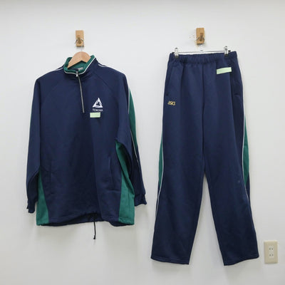 【中古】茨城県 常磐大学常磐大学高等学校 女子制服 4点（体操服 上・ジャージ 上・体操服 下・ジャージ 下）sf013759