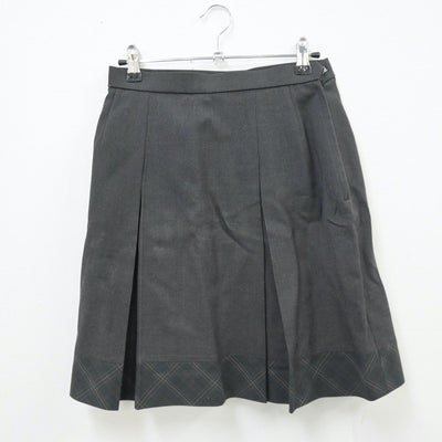 【中古】茨城県 常磐大学常磐大学高等学校 女子制服 3点（ベスト・スカート）sf013760