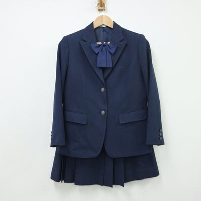 【中古】千葉県 市原中央高等学校 女子制服 6点（ブレザー・ベスト・ニット・スカート）sf013763