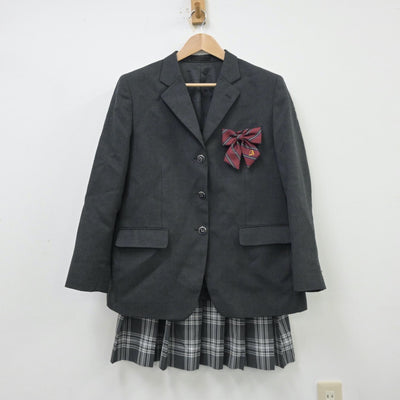 【中古】神奈川県 愛川高等学校 女子制服 4点（ブレザー・スカート）sf013764