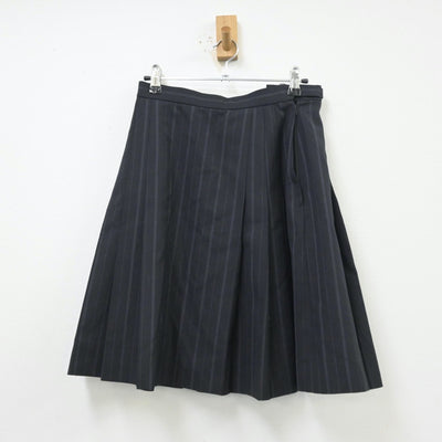 【中古】埼玉県 久喜高等学校 女子制服 2点（ニット・スカート）sf013772