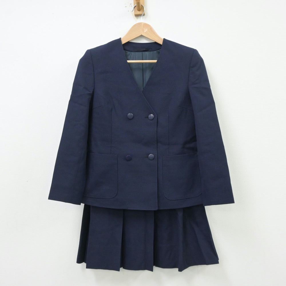 【中古】神奈川県 横浜市立松本中学校 女子制服 3点（ブレザー・ベスト・スカート）sf013778