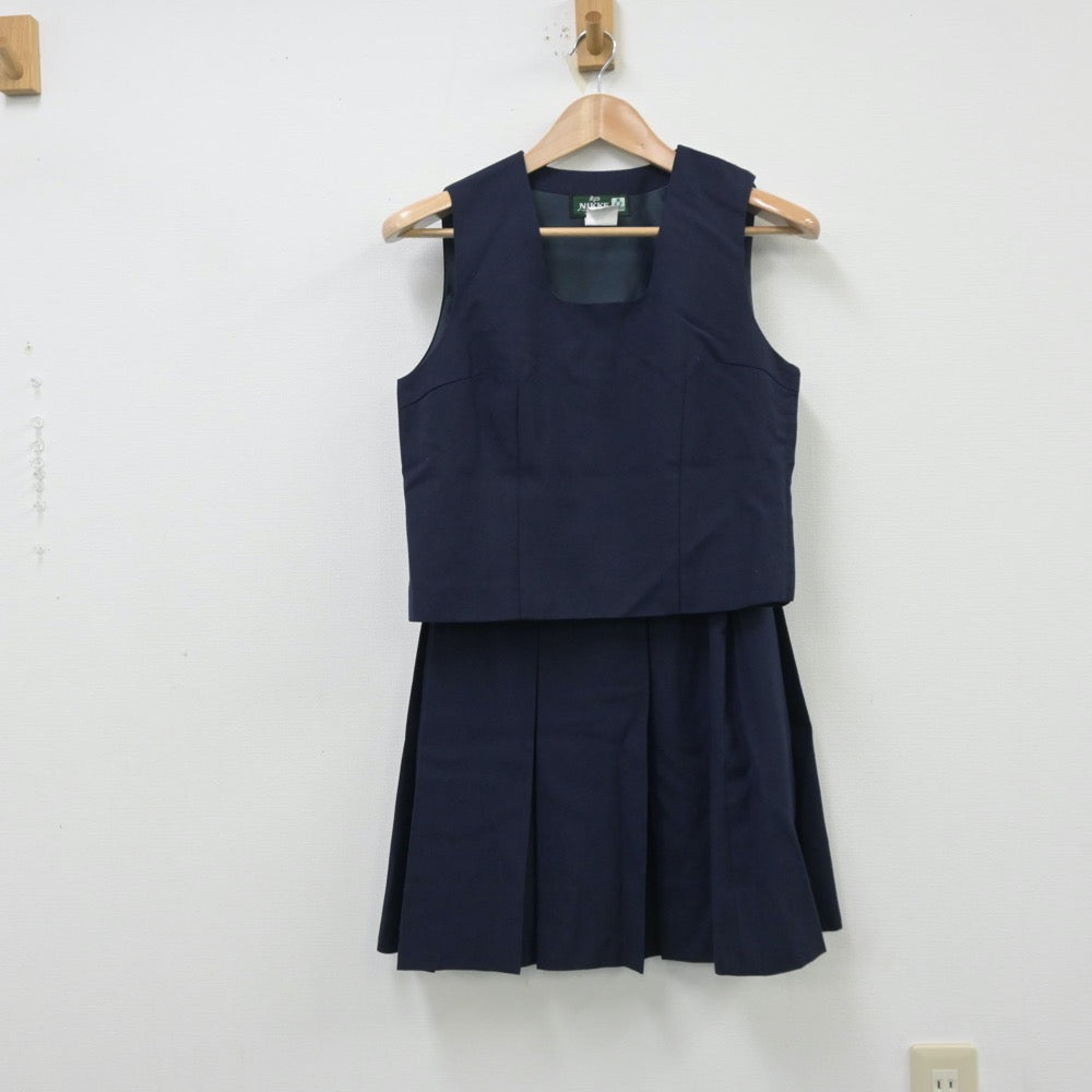 【中古】神奈川県 横浜市立松本中学校 女子制服 3点（ブレザー・ベスト・スカート）sf013778