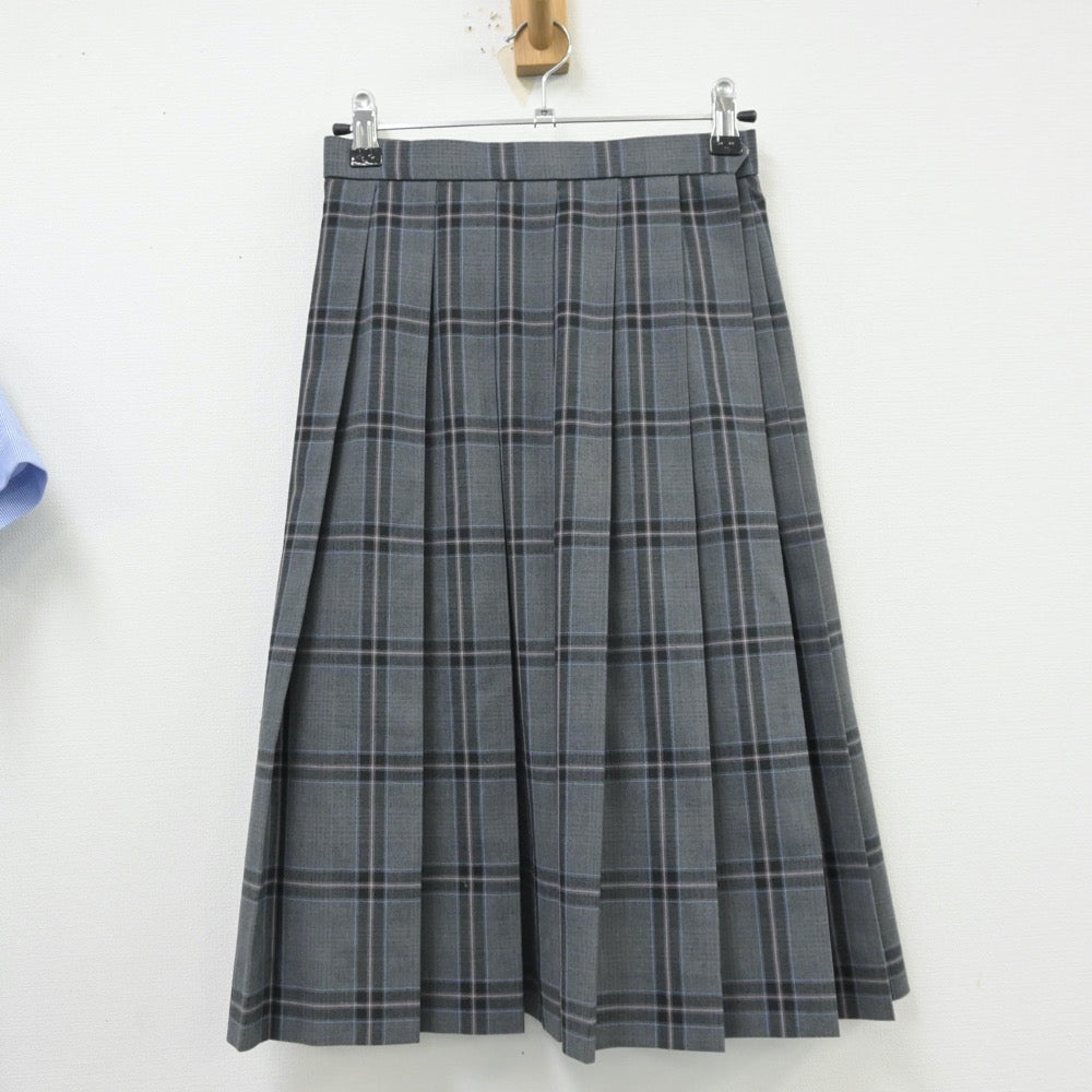 【中古】埼玉県 埼玉県草加市立青柳中学校 女子制服 3点（シャツ・シャツ・スカート）sf013784