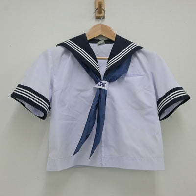 【中古】東京都 石神井中学校 女子制服 4点（セーラー服・スカート）sf013787