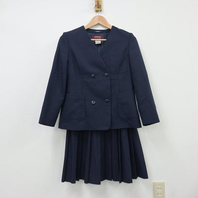 【中古】埼玉県 さいたま市岸中学校 女子制服 3点（ブレザー・ベスト・スカート）sf013808