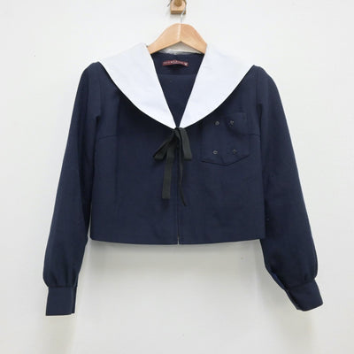 【中古】愛知県 名古屋市立東港中学校 女子制服 3点（セーラー服・スカート）sf013814