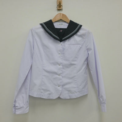 【中古】広島県 広島桜が丘高等学校 女子制服 2点（セーラー服・ニット）sf013818