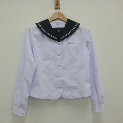 【中古】広島県 広島桜が丘高等学校 女子制服 2点（セーラー服・スカート）sf013819