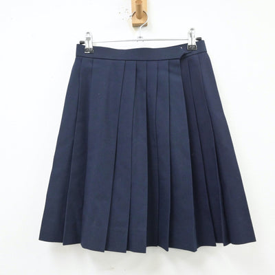 【中古】東京都 駒場高等学校 女子制服 2点（セーラー服・スカート）sf013829