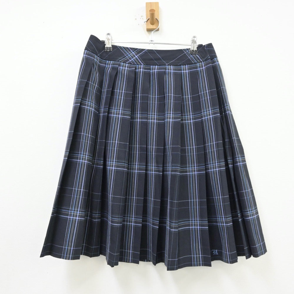 【中古】兵庫県 東灘高等学校 女子制服 3点（シャツ・スカート）sf013836