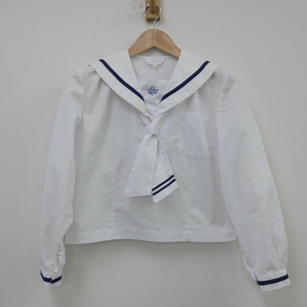 【中古】岩手県 水沢南中学校 女子制服 2点（セーラー服）sf013838