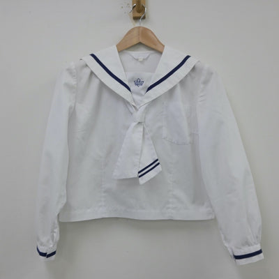 【中古】岩手県 水沢南中学校 女子制服 2点（セーラー服）sf013838