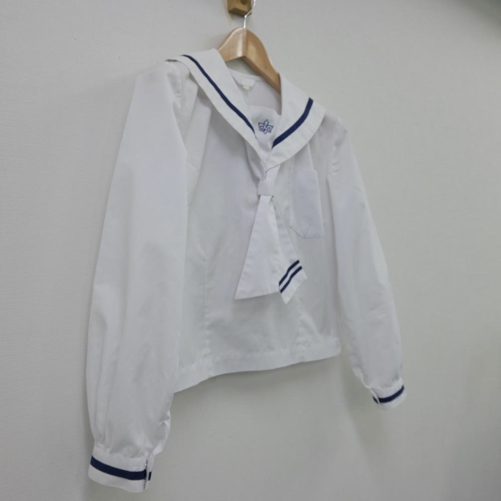 【中古】岩手県 水沢南中学校 女子制服 2点（セーラー服）sf013838