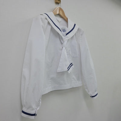 【中古】岩手県 水沢南中学校 女子制服 2点（セーラー服）sf013838