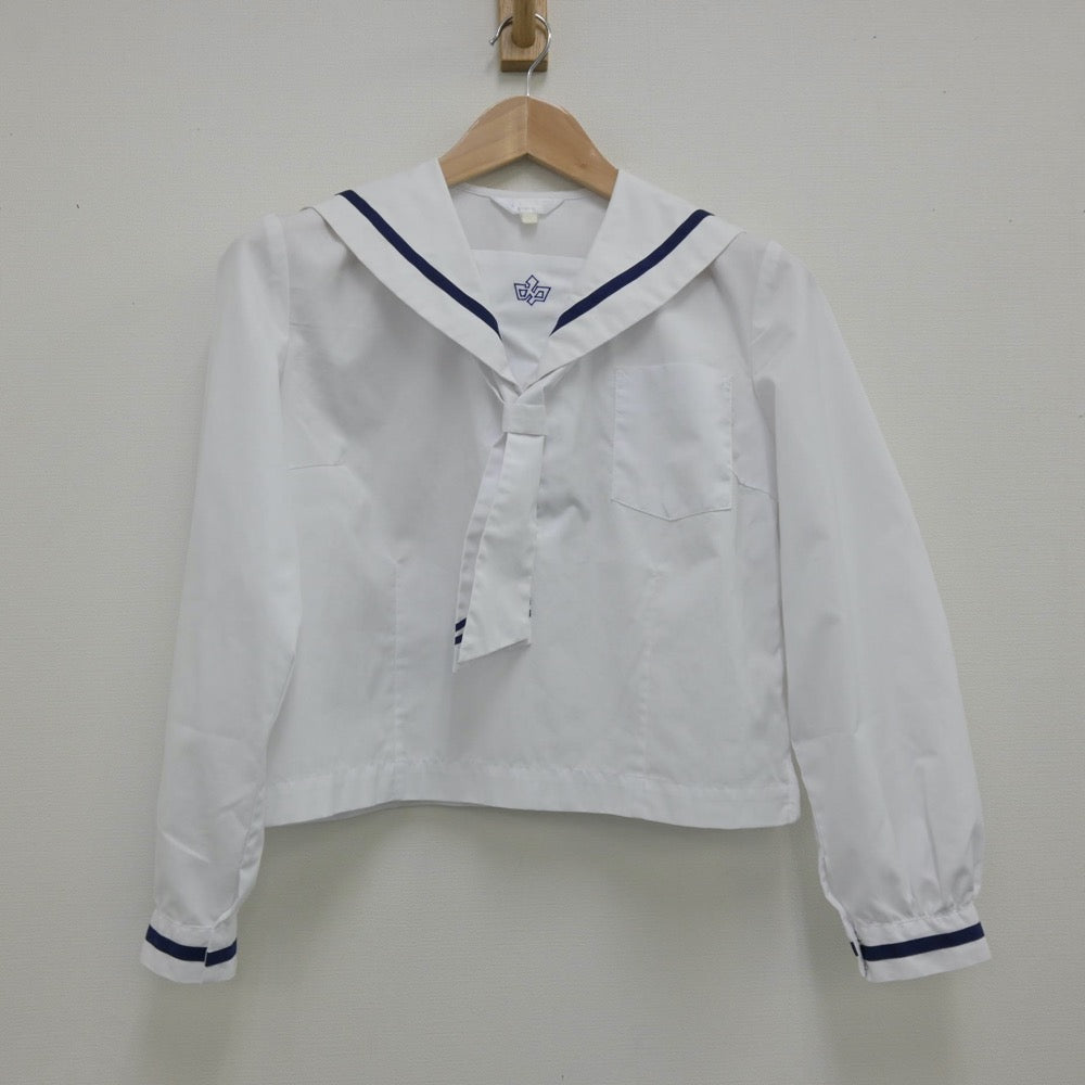 【中古】岩手県 水沢南中学校 女子制服 3点（セーラー服・スカート）sf013839