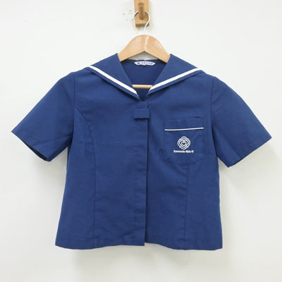 【中古】熊本県 熊本信愛女学院中学校 女子制服 1点（セーラー服）sf013843