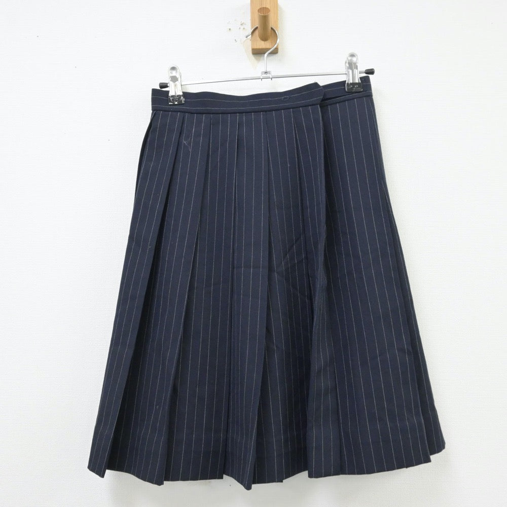 【中古】大阪府 東大阪大学敬愛高等学校 女子制服 3点（シャツ・スカート）sf013845