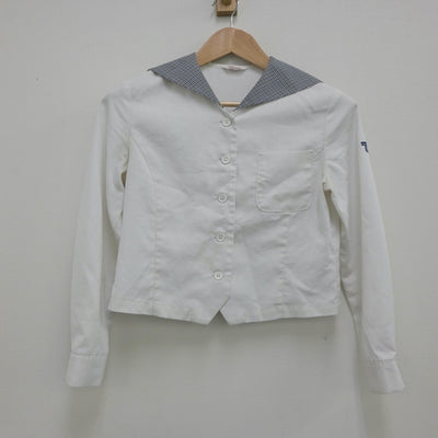 【中古】熊本県 東海大学附属熊本星翔高等学校 女子制服 3点（セーラー服・ニット）sf013853