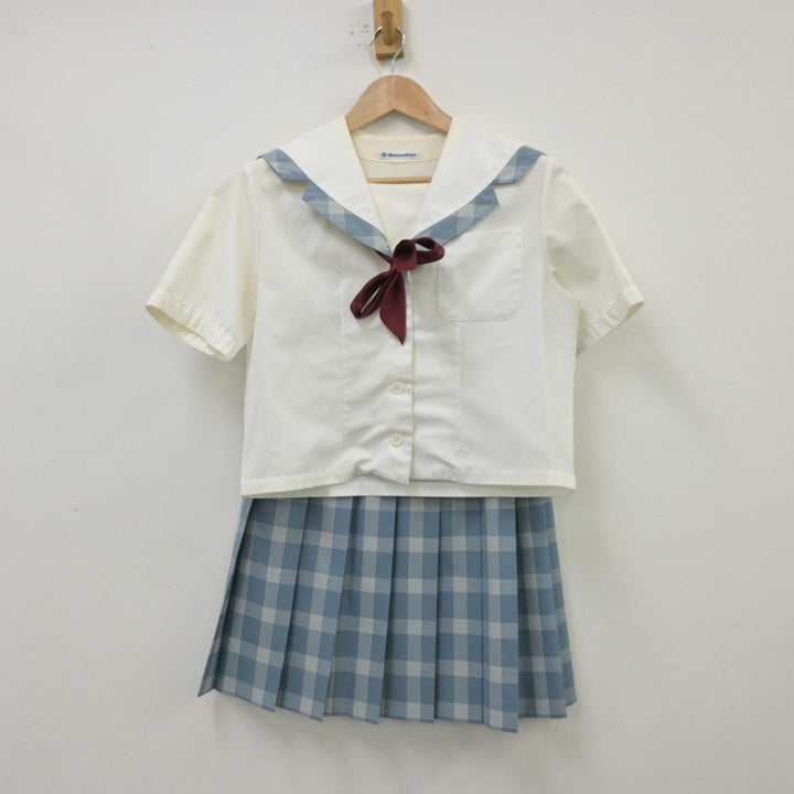 中古制服】三重県 鈴鹿中学校 女子制服 3点（セーラー服
