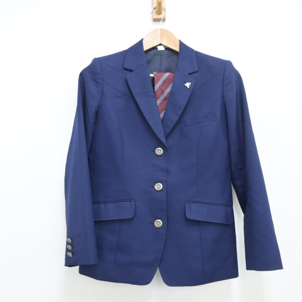 【中古】兵庫県 川西緑台高等学校 女子制服 4点（ブレザー・スカート）sf013858