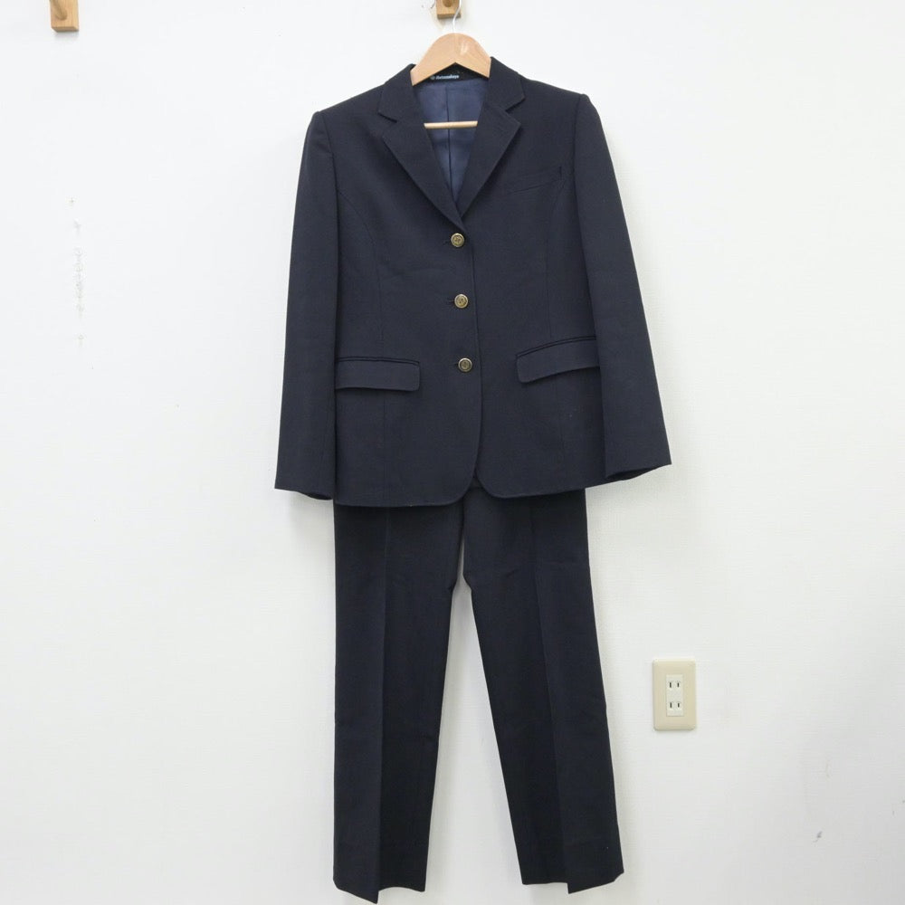 【中古】三重県 鈴鹿中学校 女子制服 3点（ブレザー・スカート・ズボン）sf013860