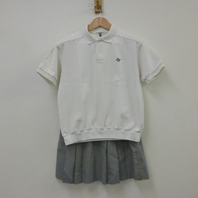 【中古】埼玉県 大宮東高等学校 女子制服 3点（シャツ・ニットベスト・スカート）sf013864