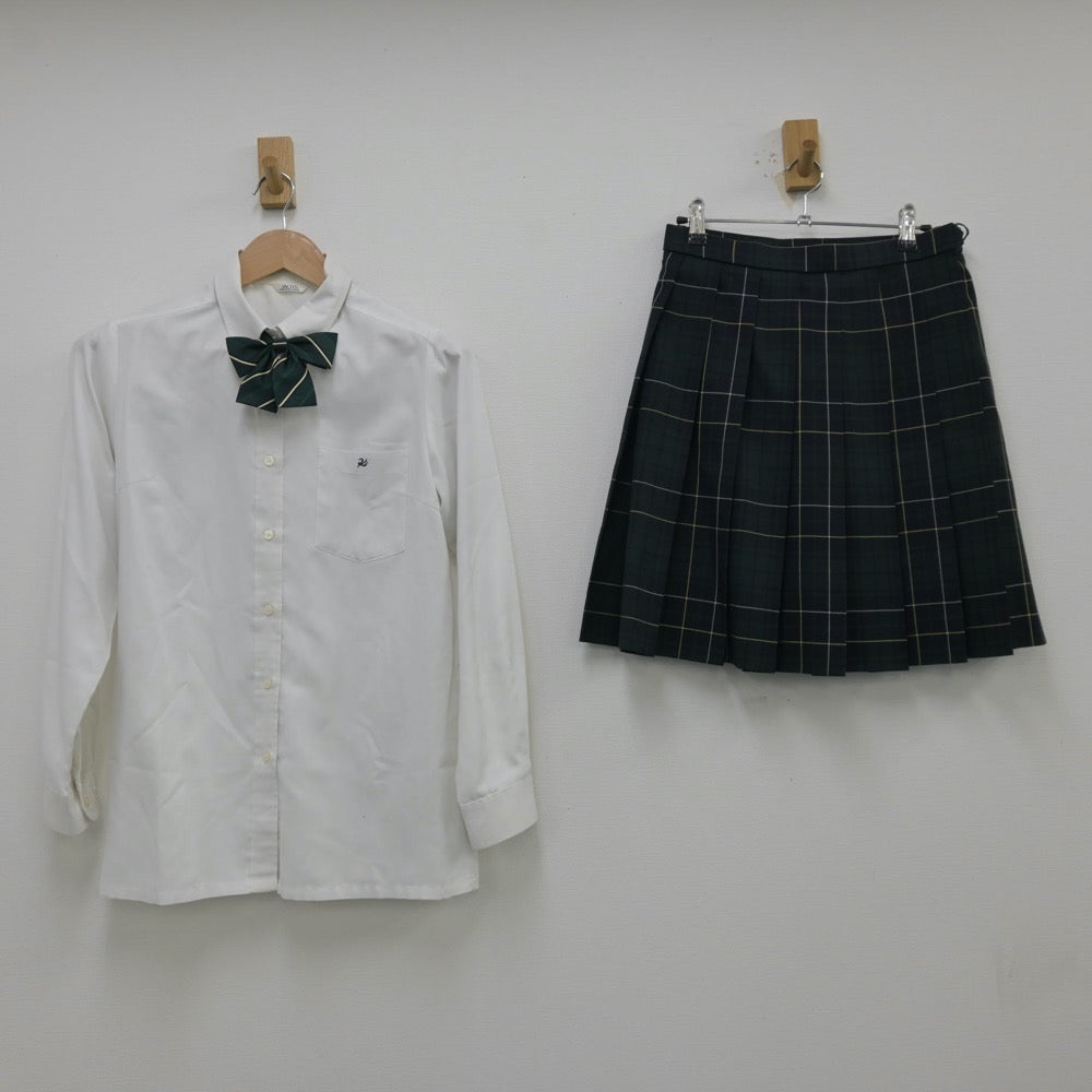 【中古】神奈川県 向上高等学校 女子制服 5点（ブレザー・シャツ・ニット・スカート）sf013865