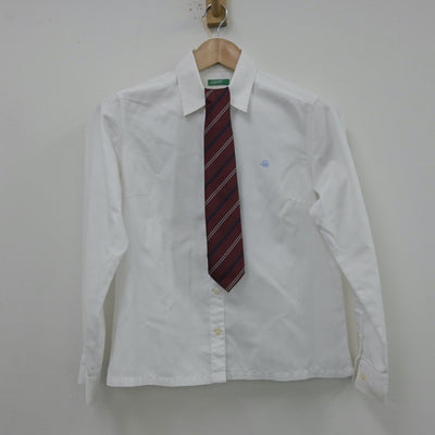 【中古】大阪府 四条畷学園高等学校 女子制服 4点（ブレザー・シャツ・ニット）sf013888