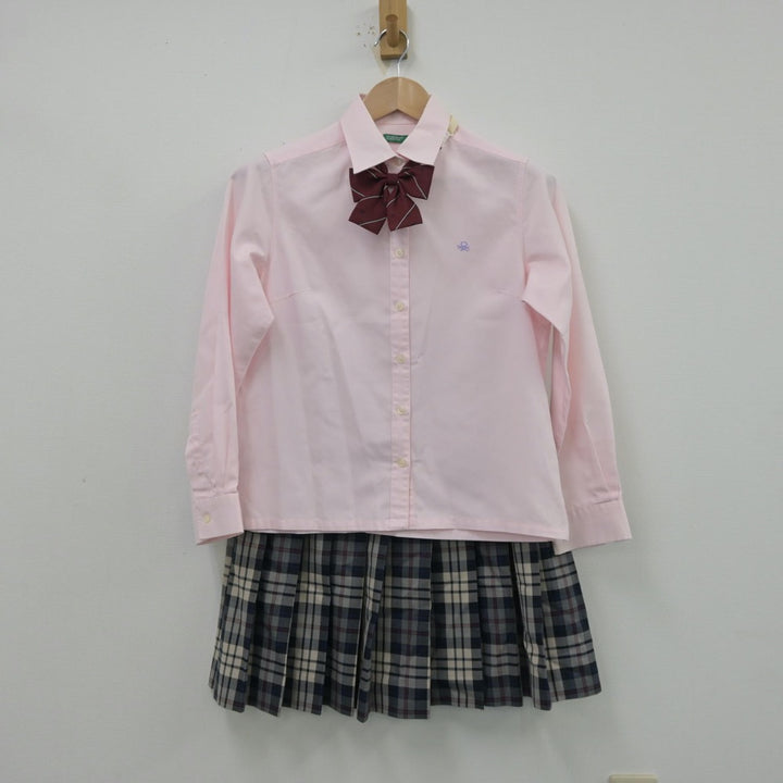 【中古制服】大阪府 四条畷学園高等学校 女子制服 4点（シャツ・スカート）sf013889【リサイクル学生服】 | 中古制服通販パレイド