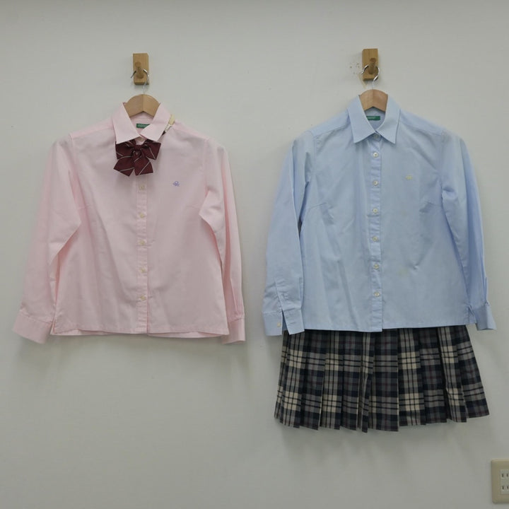 【中古制服】大阪府 四条畷学園高等学校 女子制服 4点（シャツ・スカート）sf013889【リサイクル学生服】 | 中古制服通販パレイド