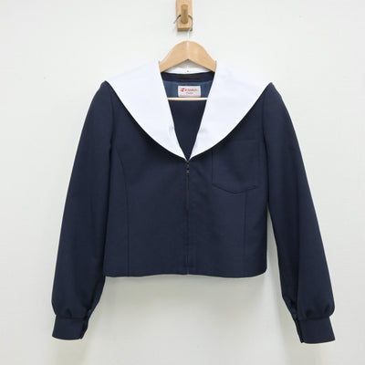 【中古】愛知県 弥富北中学校 女子制服 2点（セーラー服・スカート）sf013900