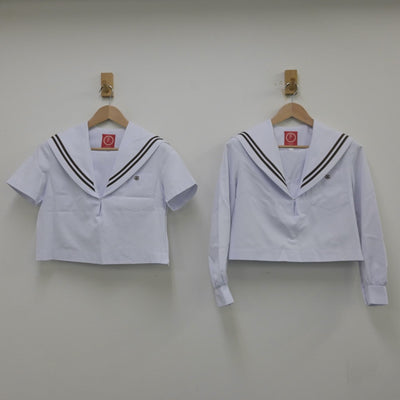 【中古】愛知県 春日井高等学校 女子制服 2点（セーラー服）sf013903