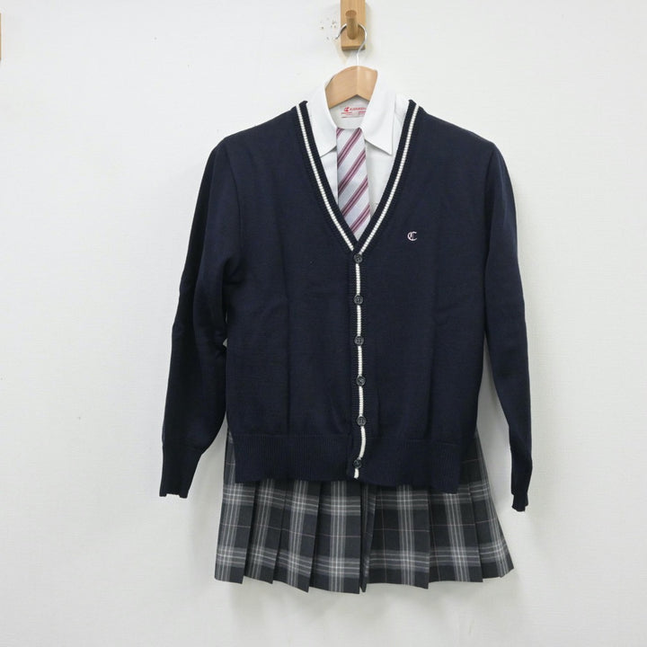 【中古制服】愛知県 中部大学第一高等学校 女子制服 5点（ブレザー・シャツ・ニット・スカート）sf013910【リサイクル学生服】 | 中古制服 通販パレイド