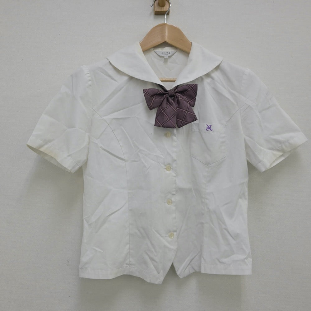 【中古】石川県 金沢錦丘高等学校 女子制服 3点（シャツ・スカート）sf013918