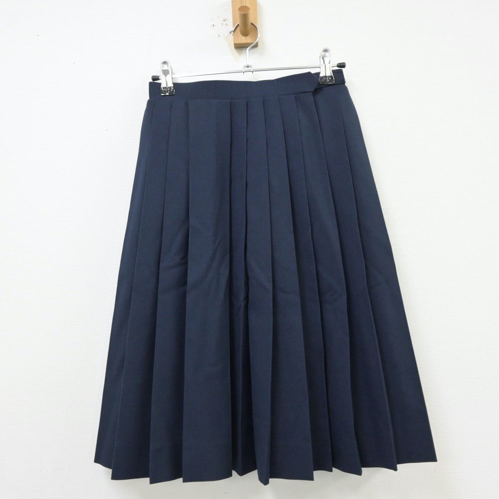 【中古】静岡県 豊田中学校 女子制服 3点（セーラー服・スカート）sf013923