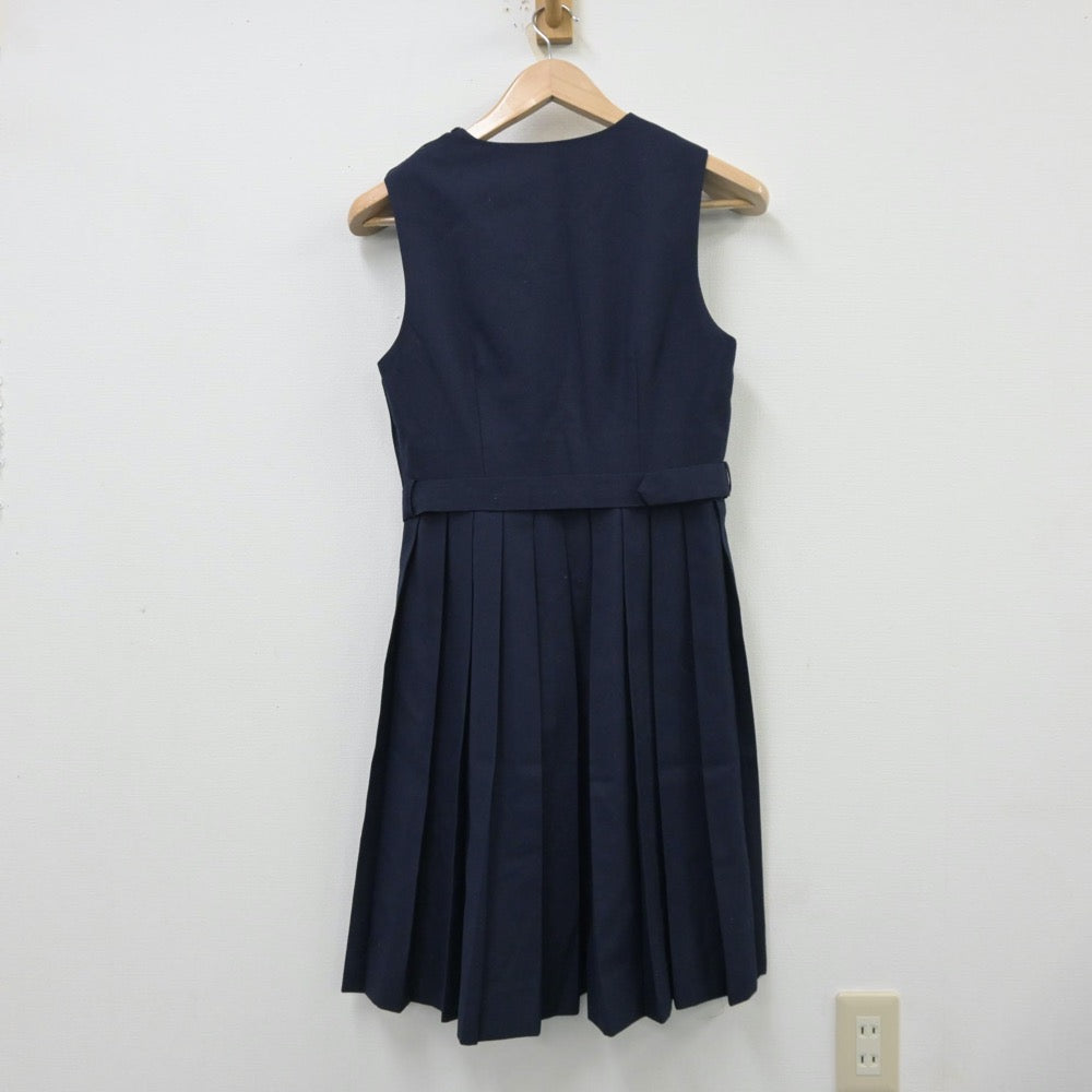 【中古】神奈川県 南毛利中学校 女子制服 1点（ジャンパースカート）sf013925