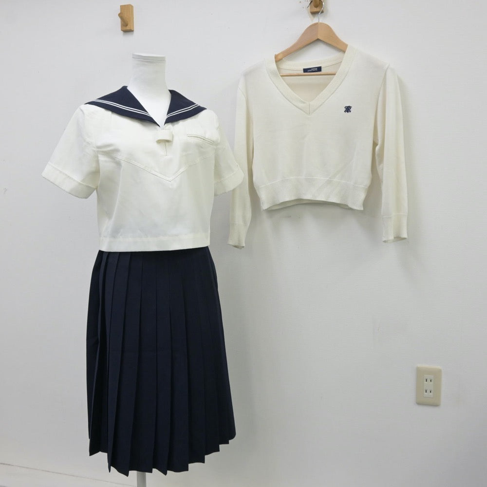 中古制服】東京都 國學院大學久我山中学高等学校 女子制服 3点