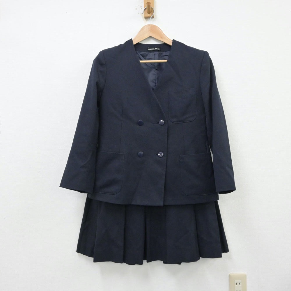 【中古】東京都 第二中学校 女子制服 3点（ブレザー・ベスト・スカート）sf013936